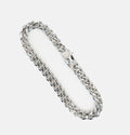SILVER CUBAN BRACELET  - 6MM