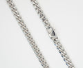 SILVER CUBAN CHAIN  - 6MM